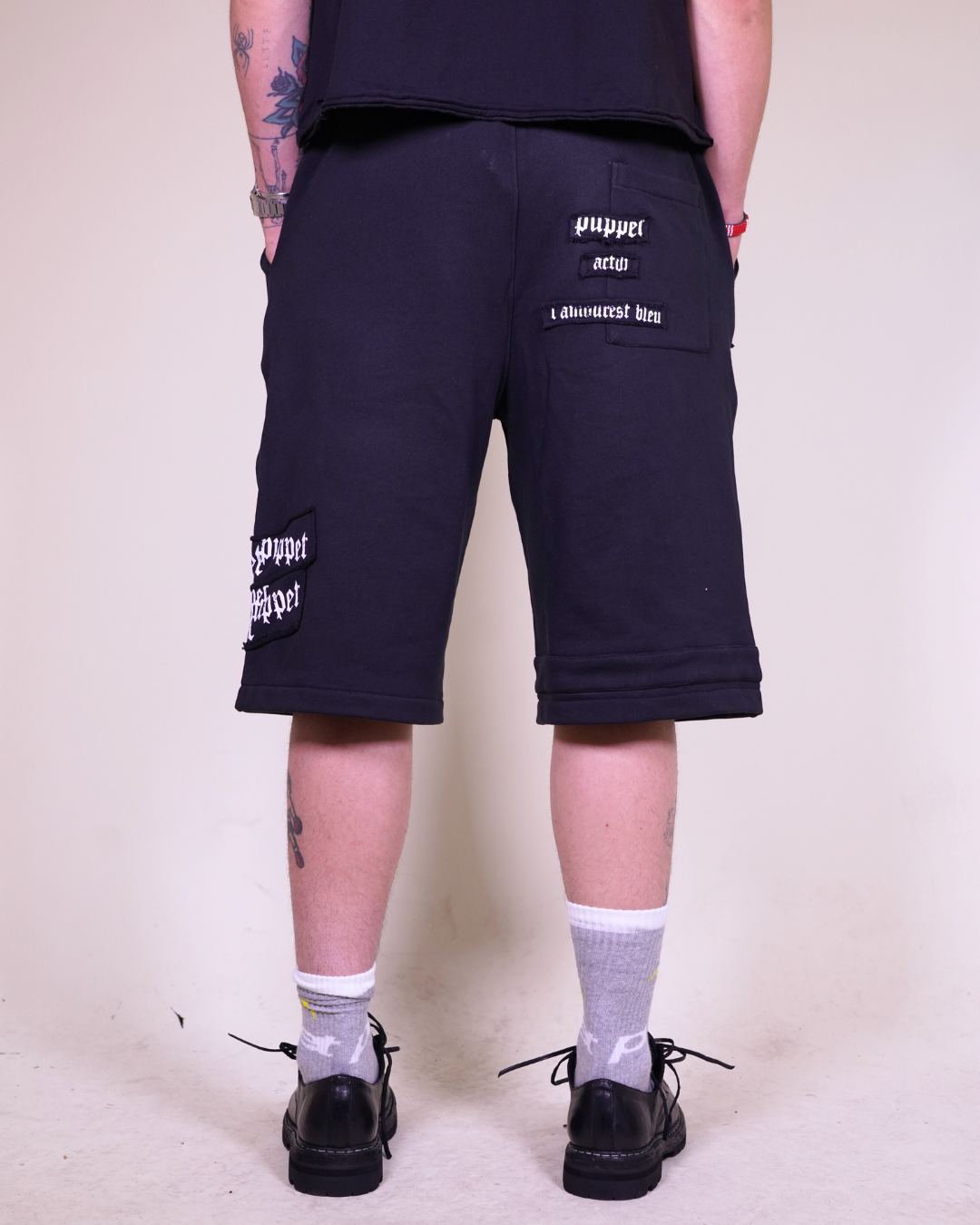 Slashed Sweat Short - Puppet-Theater