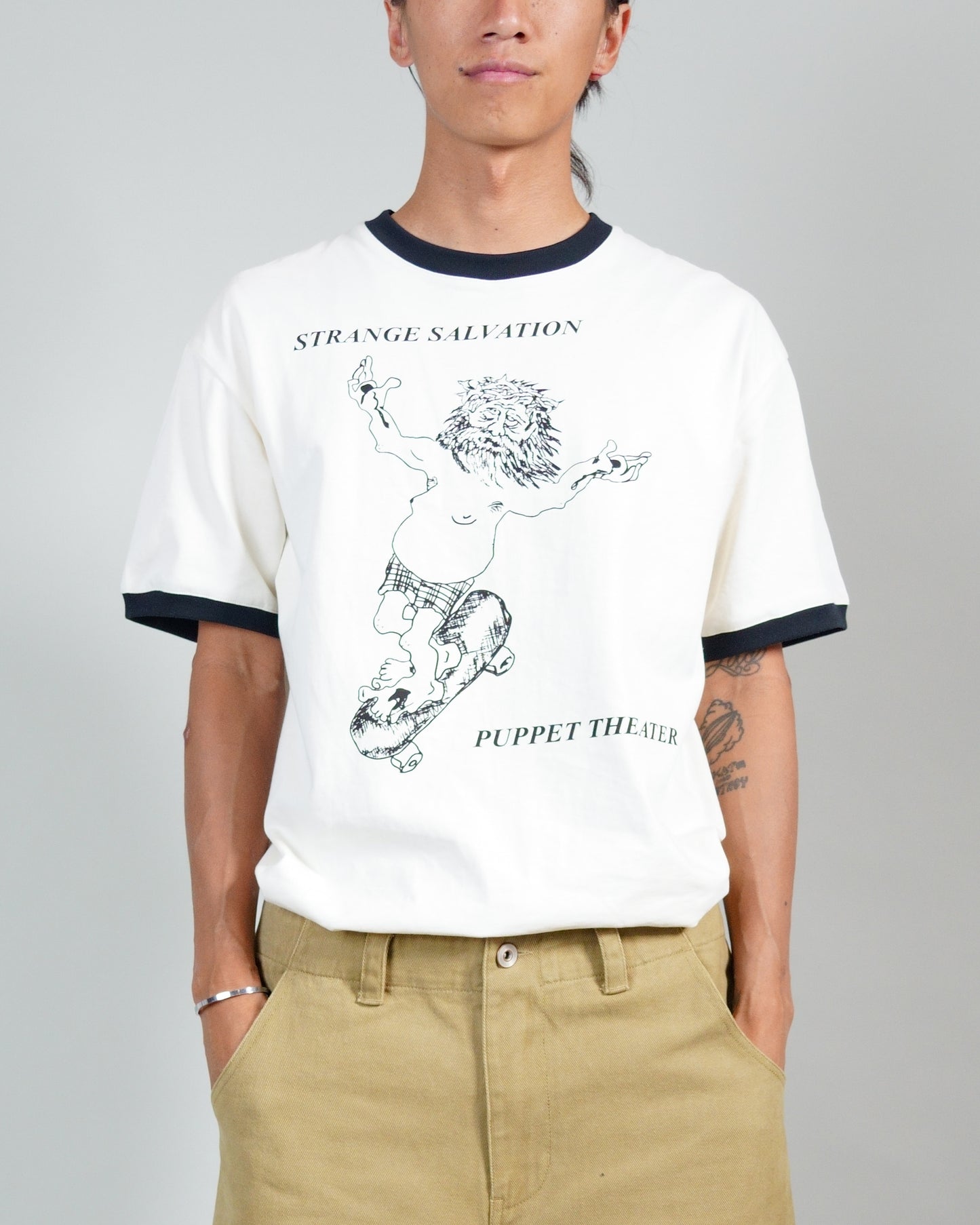 Strange Salvation Ringer Tee