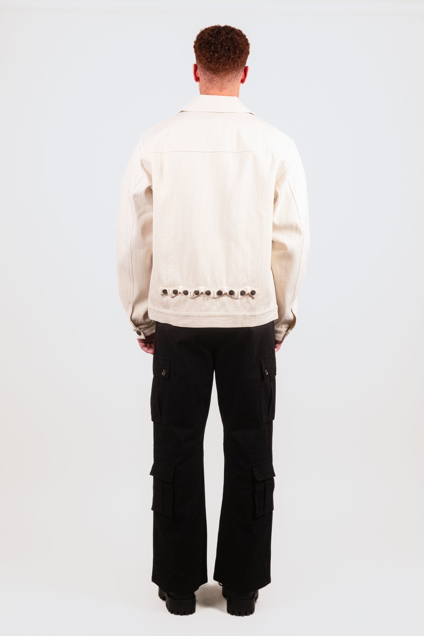 Pleated Military Blouson - Puppet Theater