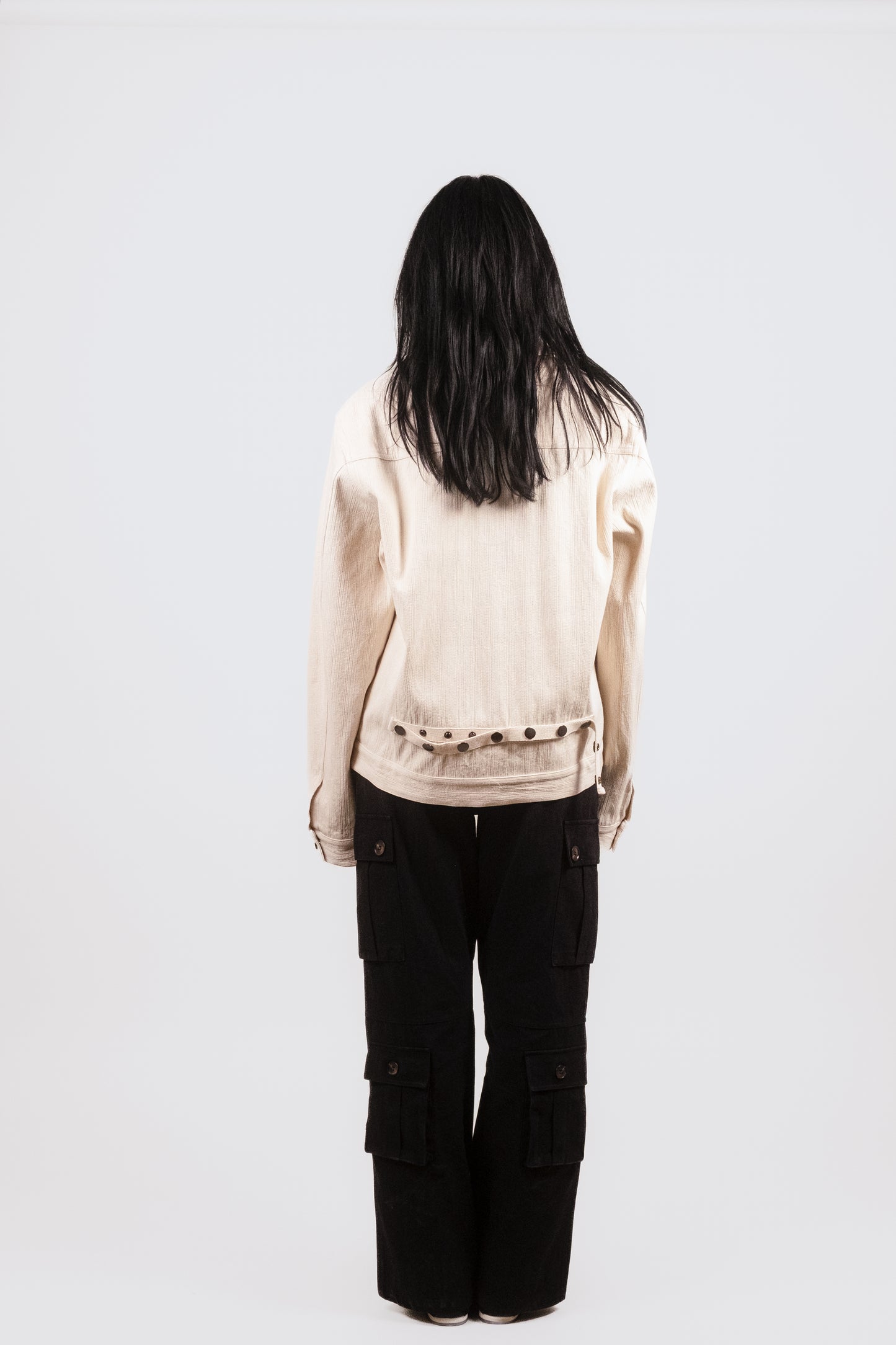 Pleated Military Blouson - Puppet Theater
