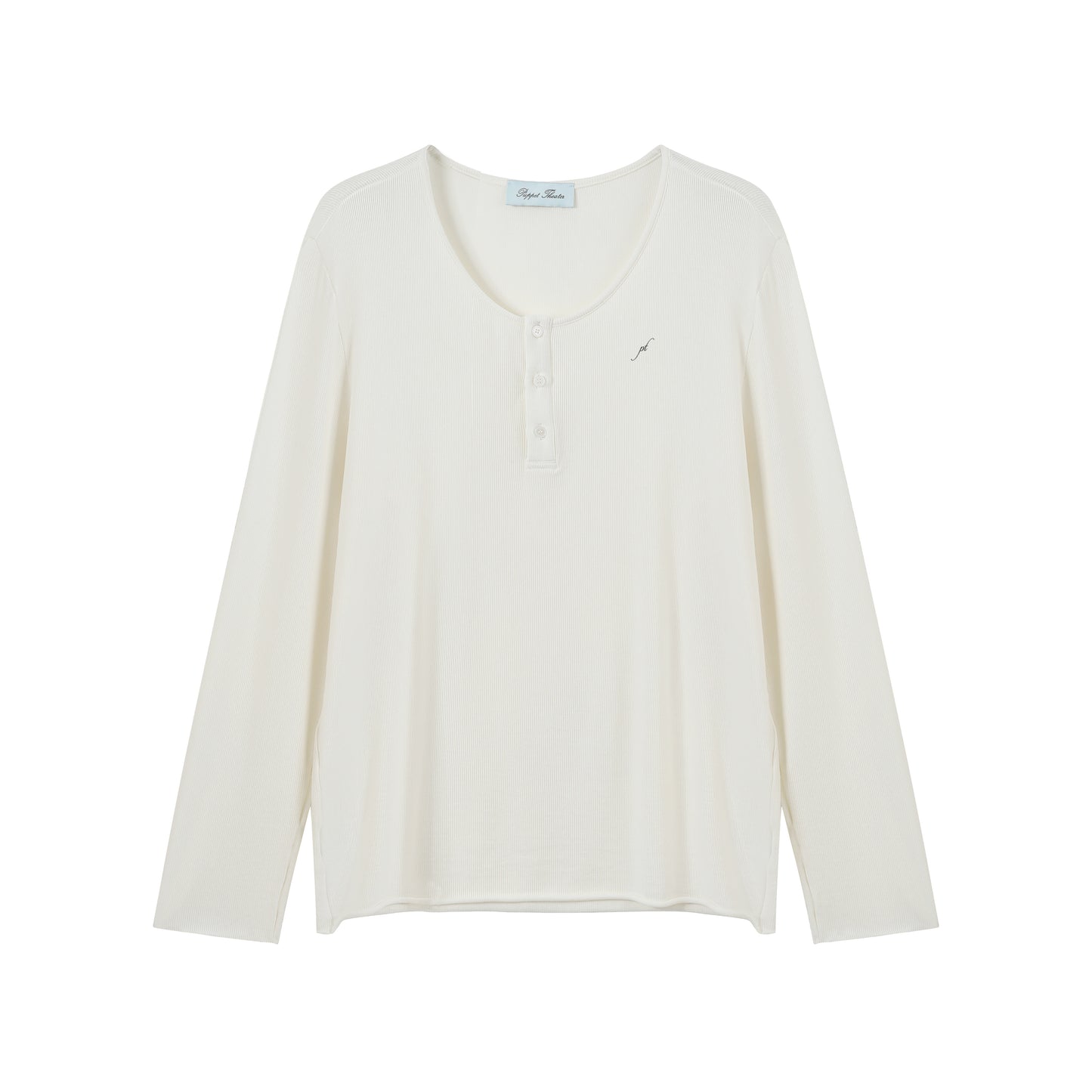 Delicate Wide Neck Henley - Puppet-Theater