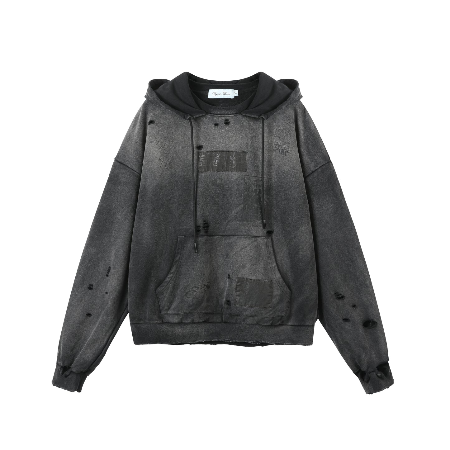 Re-Edition Patchwork Hoodie - Puppet-Theater