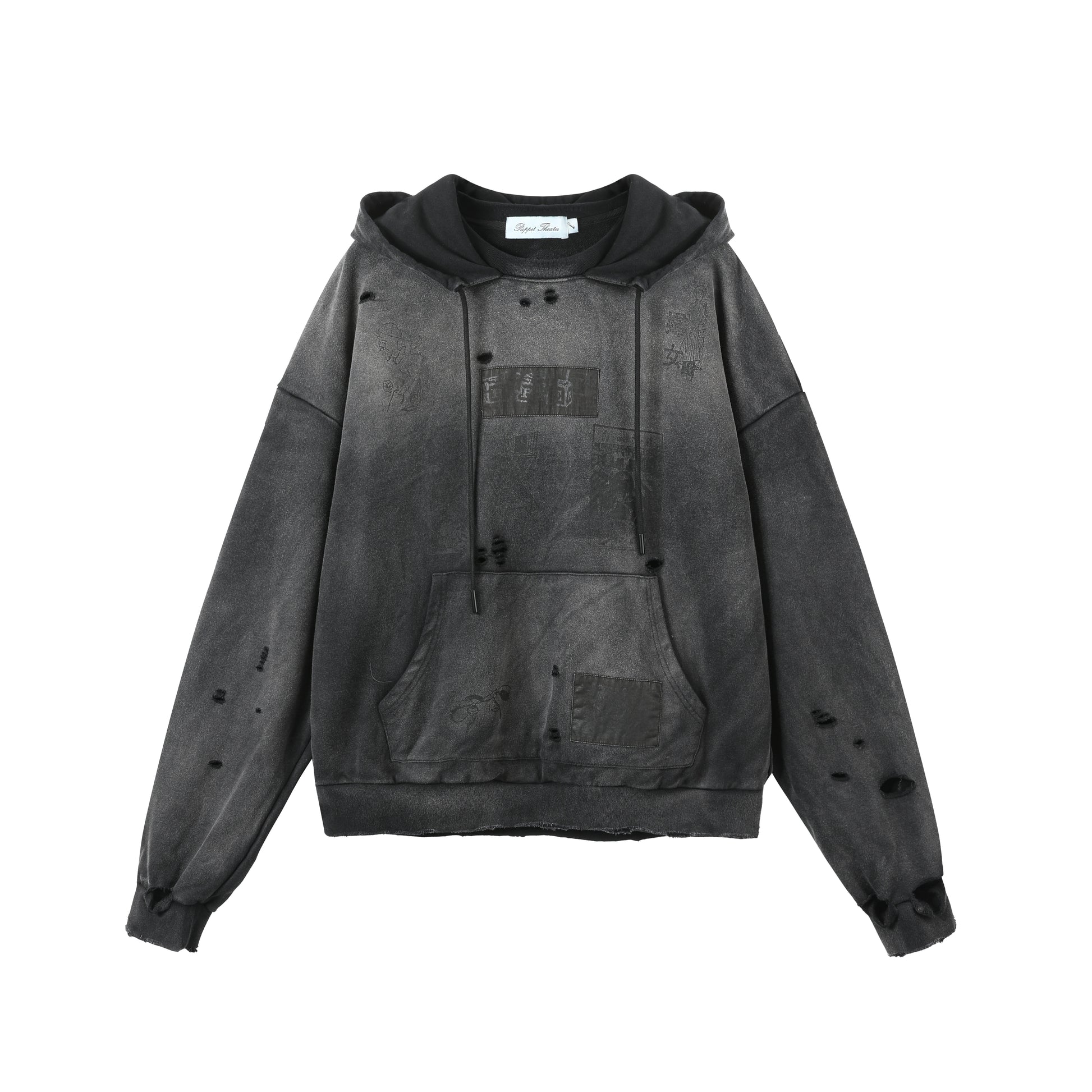 Re-Edition Patchwork Hoodie - Puppet-Theater