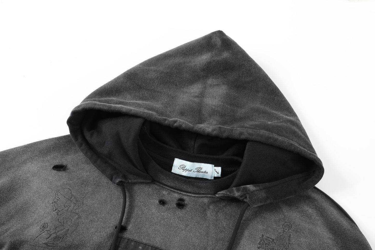 Re-Edition Patchwork Hoodie - Puppet-Theater