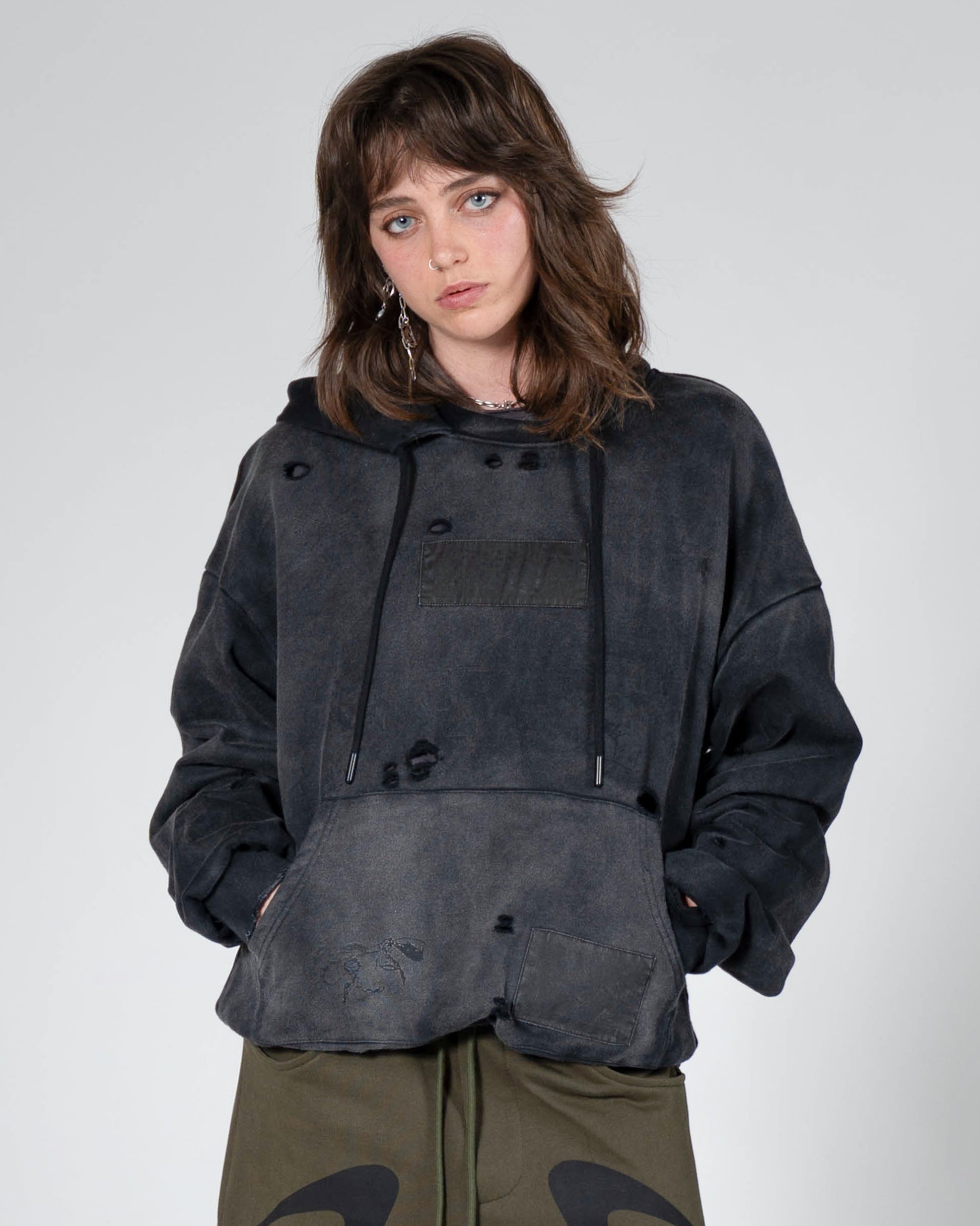 Re-Edition Patchwork Hoodie - Puppet-Theater