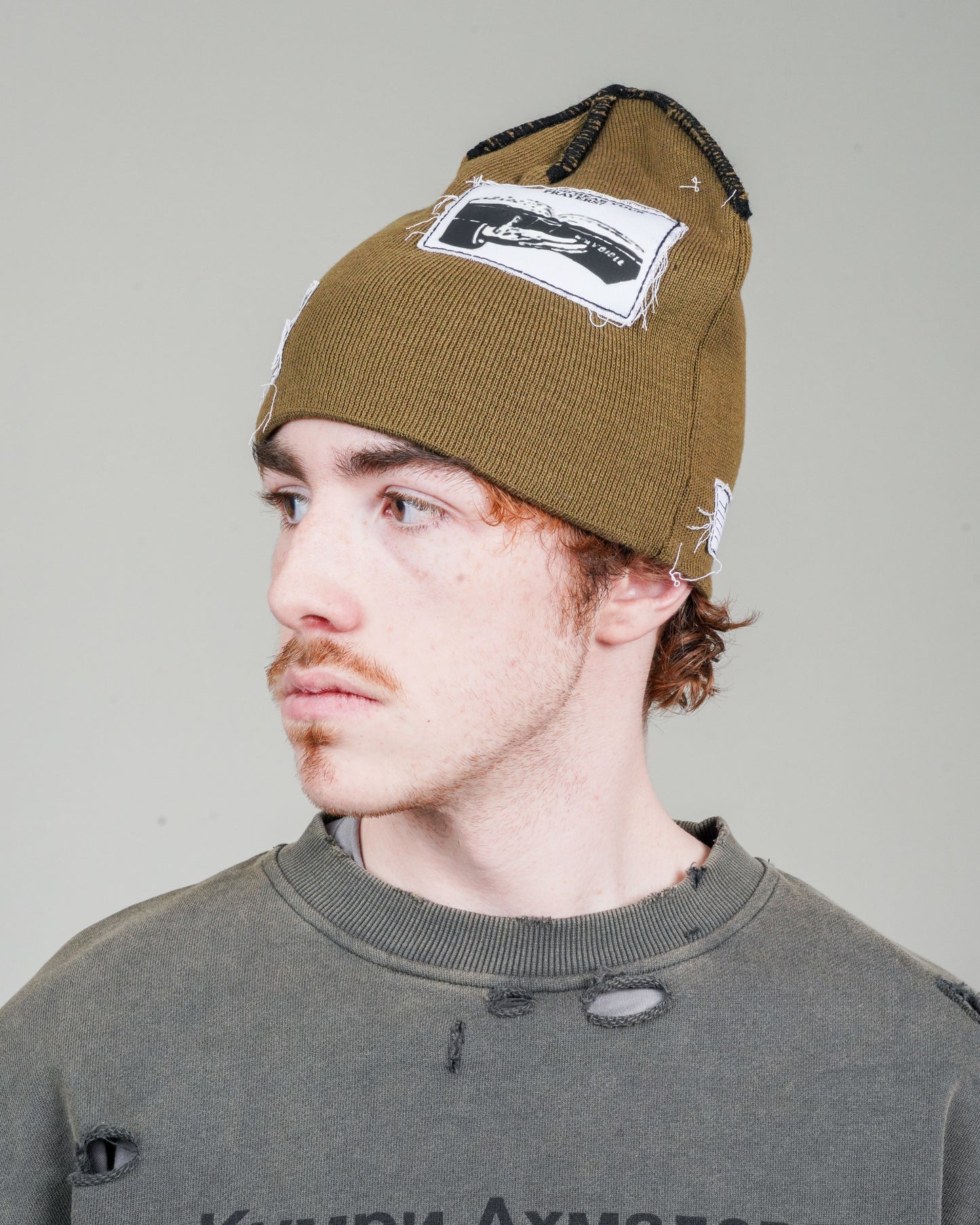 Reverse Patch Beanie