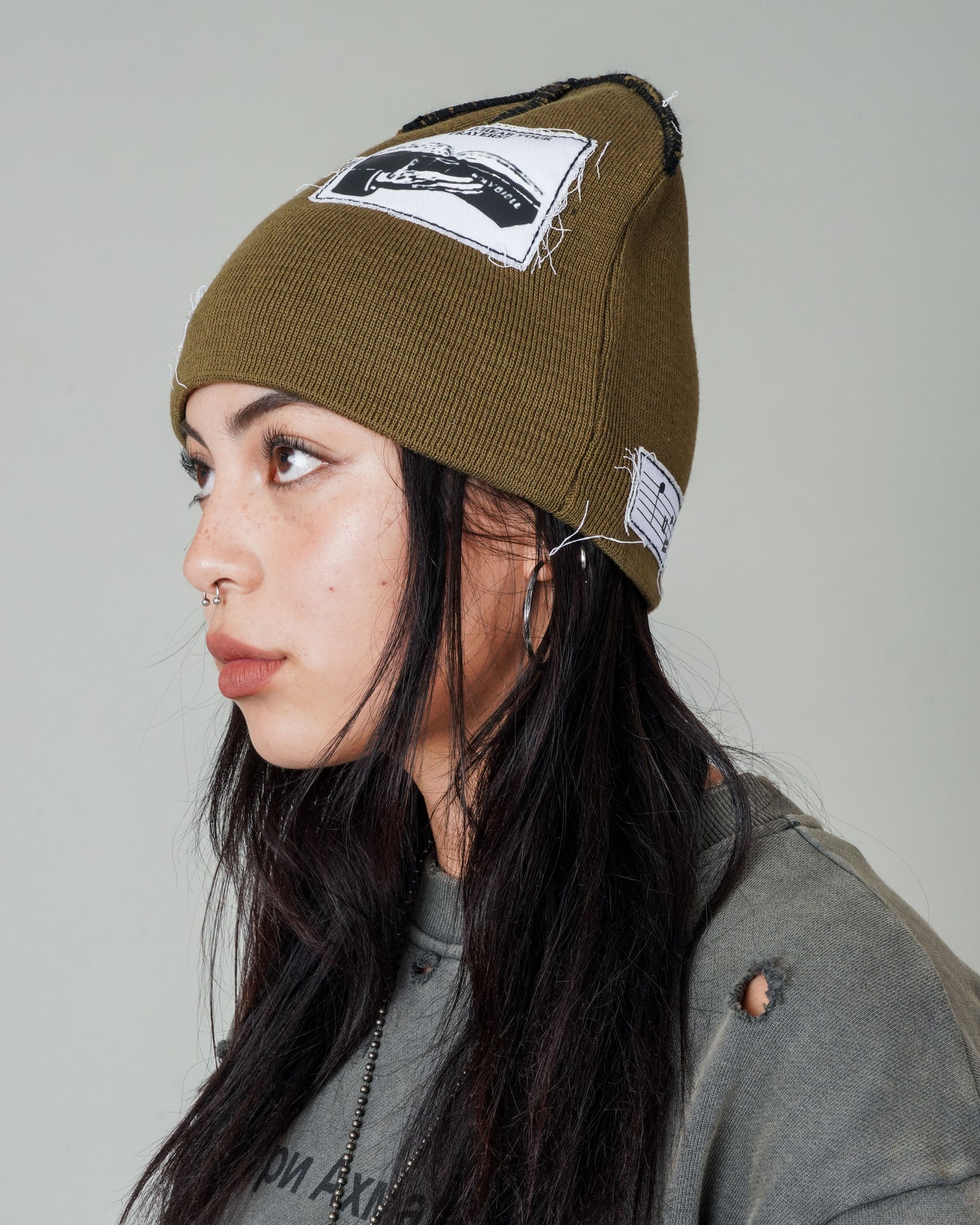 Reverse Patch Beanie