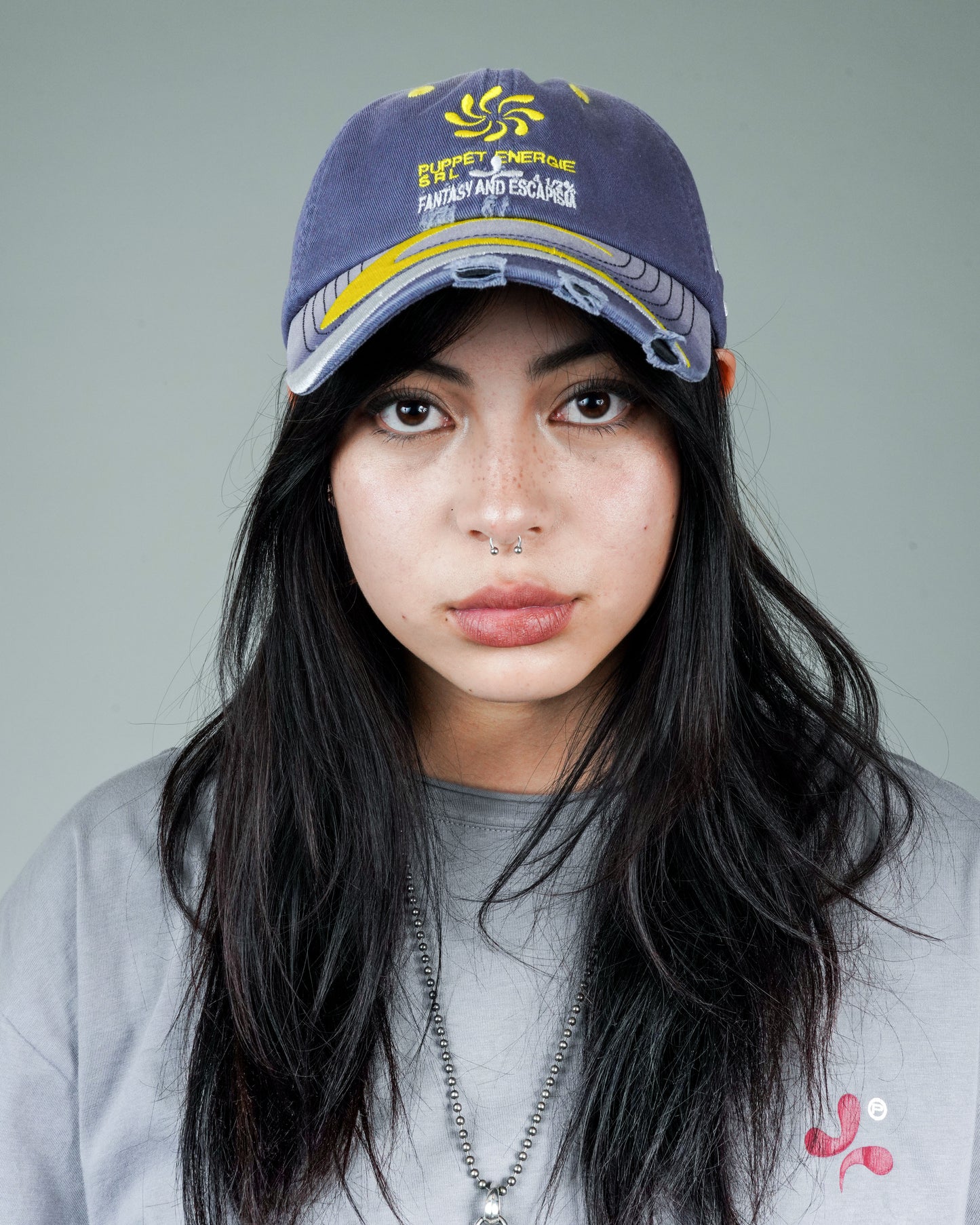 Technician Cap in Washed Blue