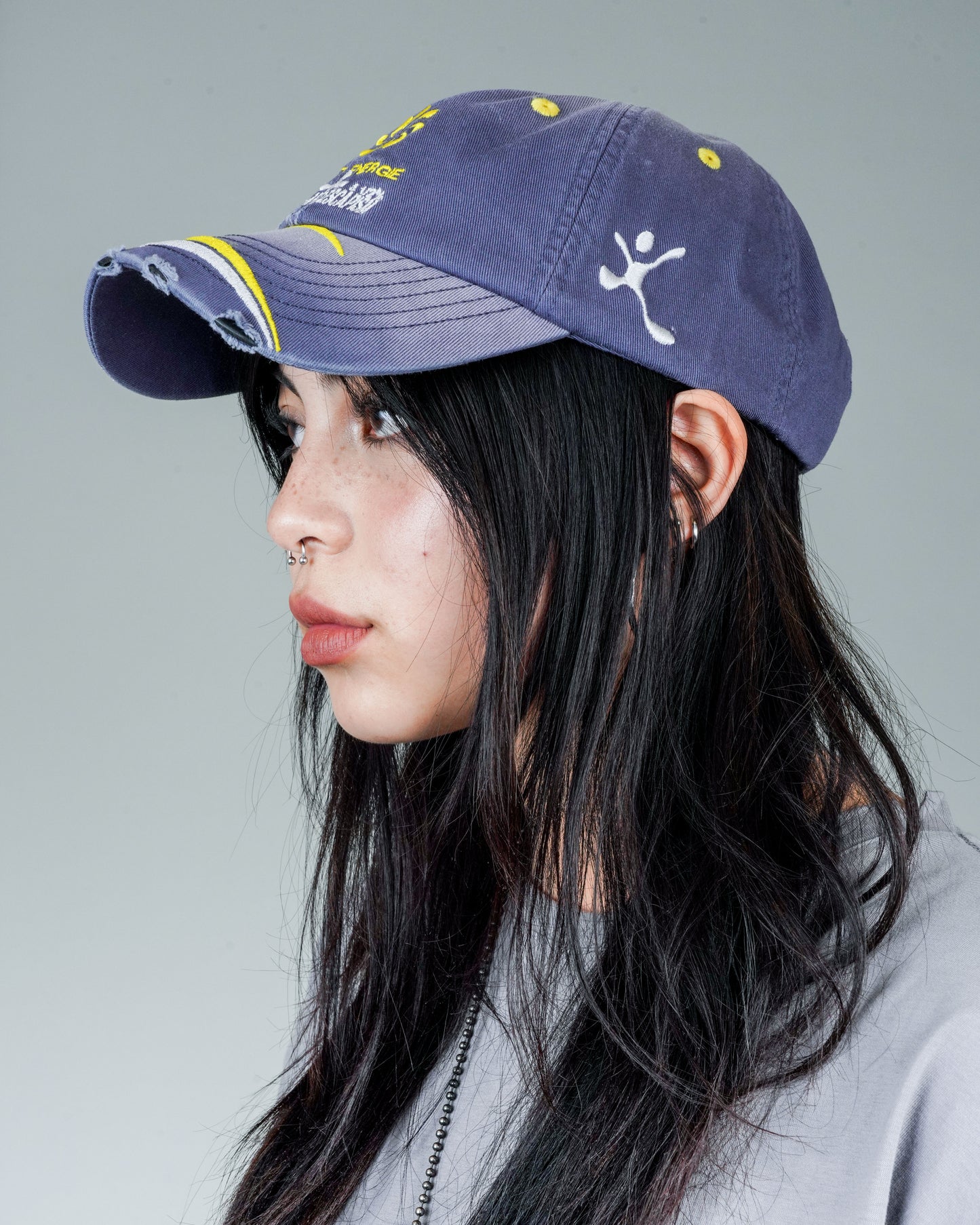 Technician Cap in Washed Blue