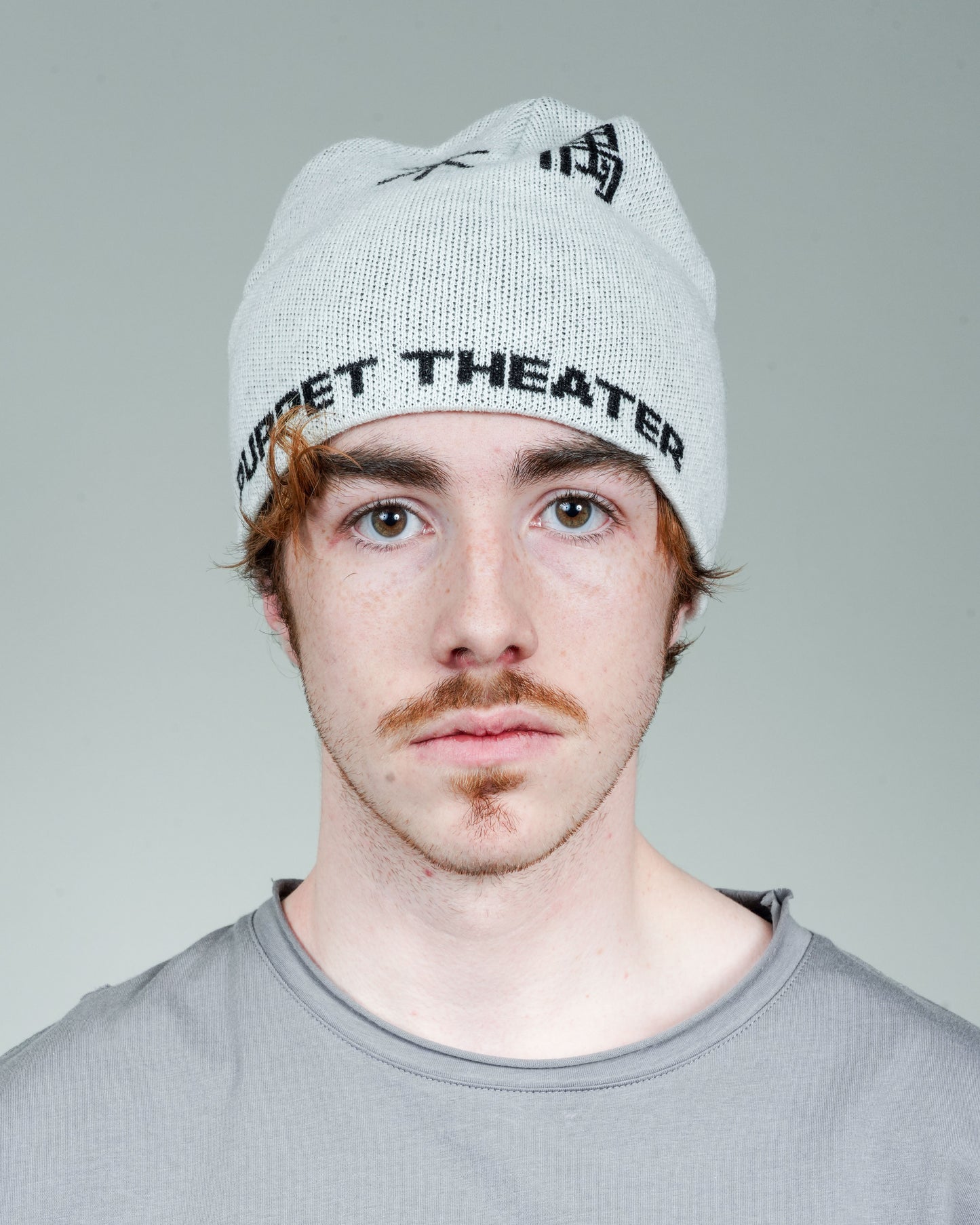 Hanzi Skull Beanie in China White