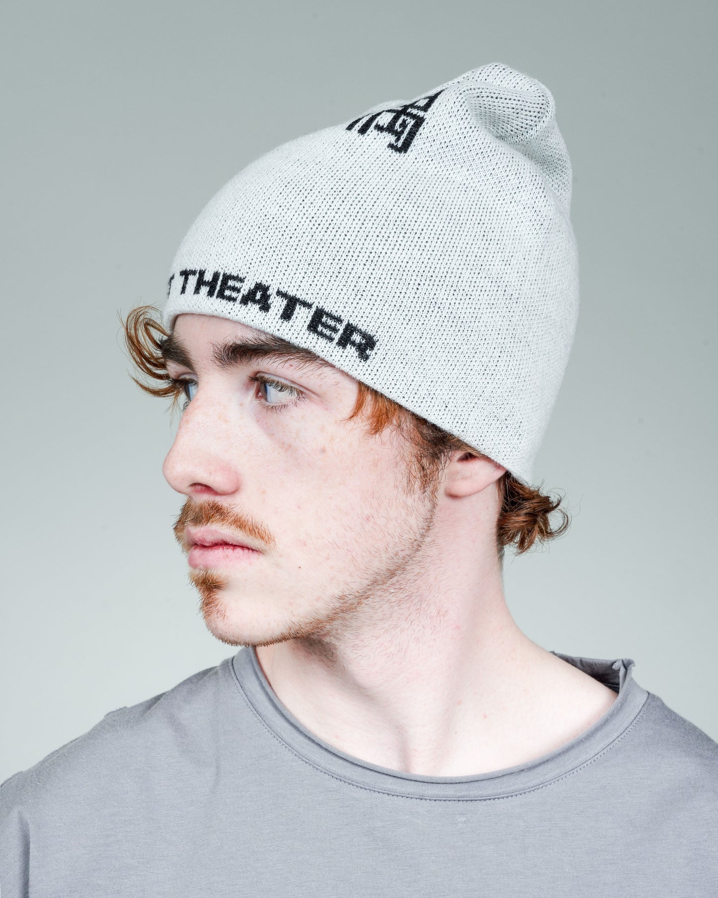 Hanzi Skull Beanie in China White