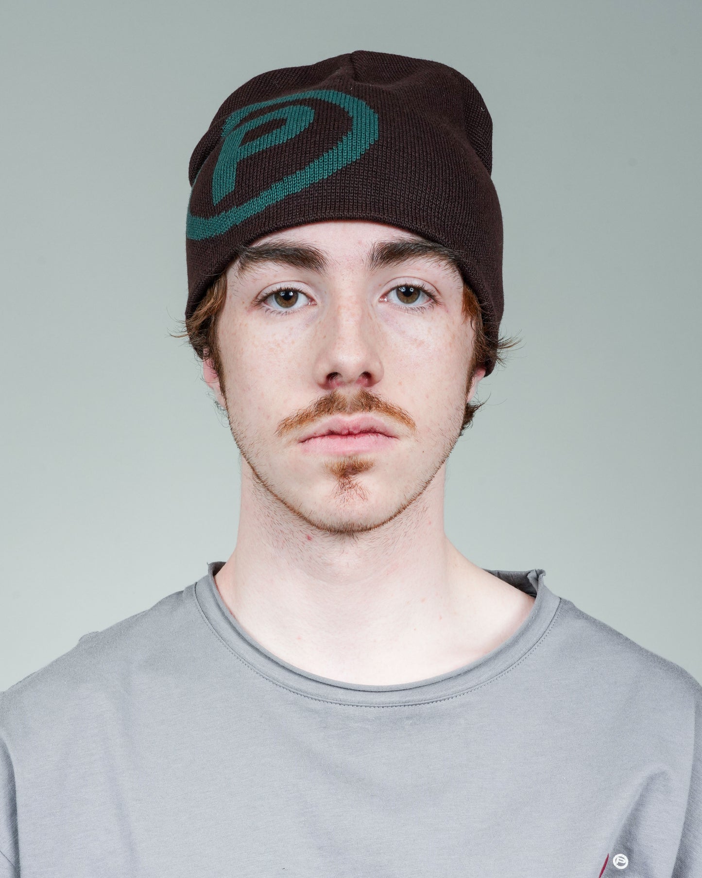 Puppet Corp Beanie in Coffee and Sea Moss