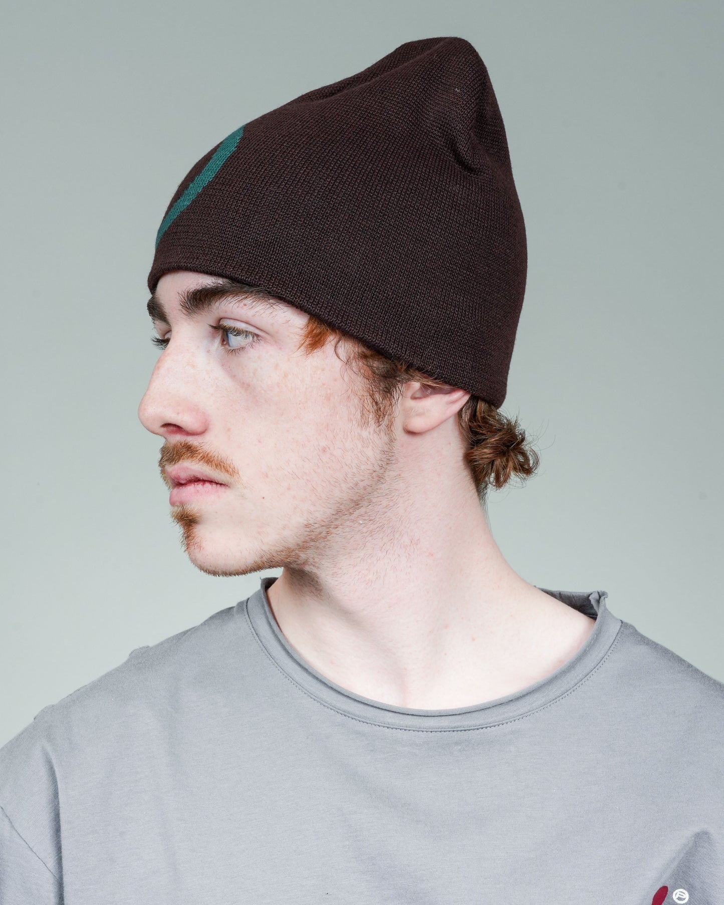 Puppet Corp Beanie in Coffee and Sea Moss