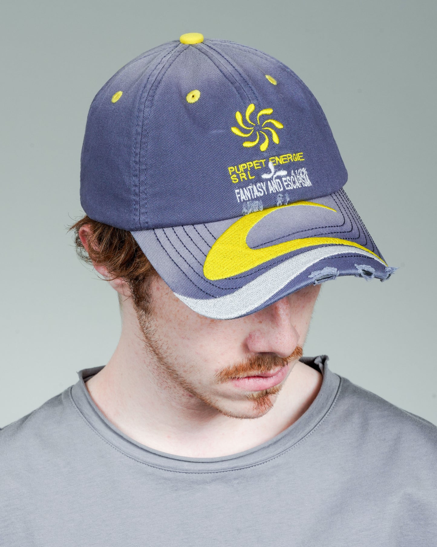 Technician Cap in Washed Blue