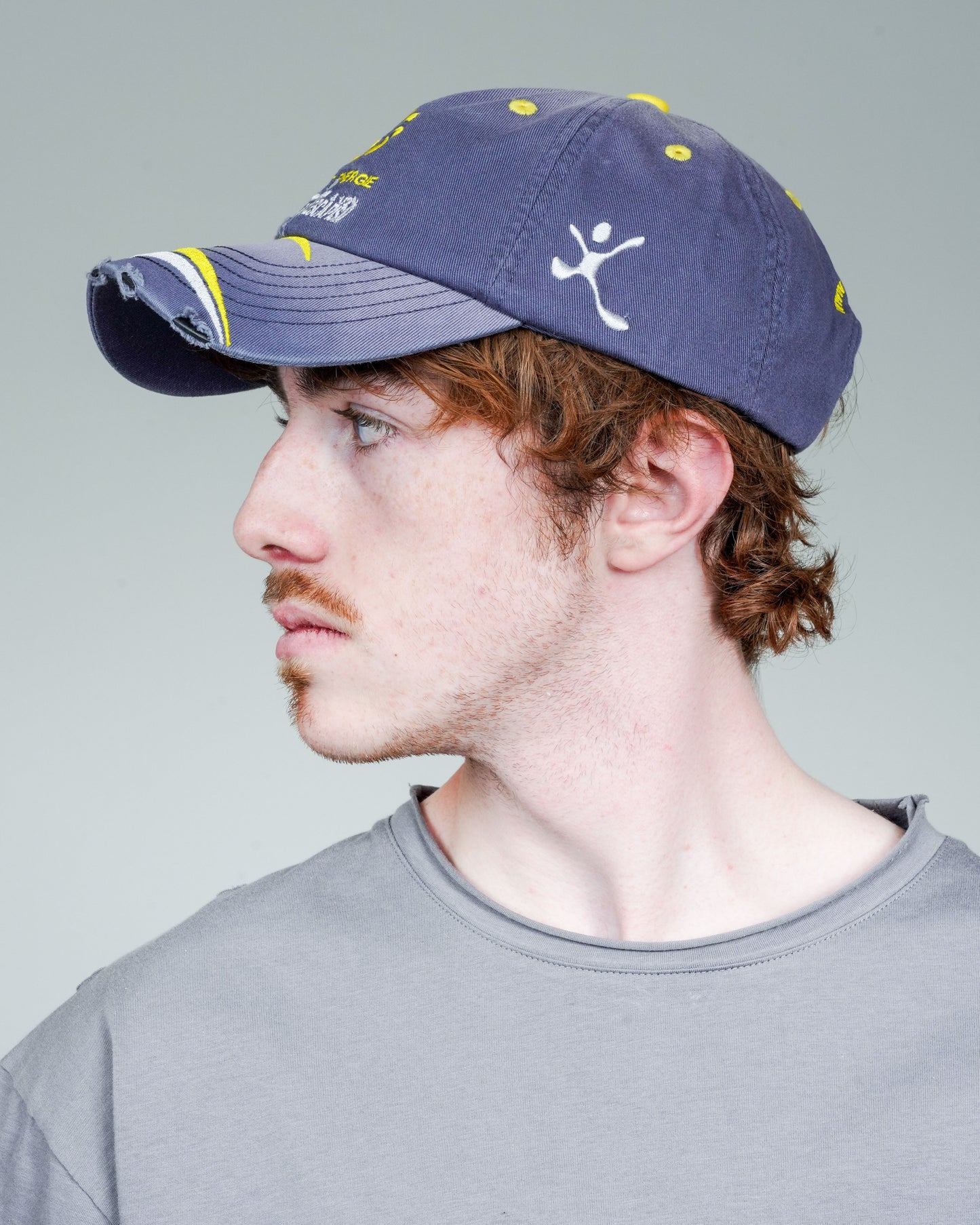 Technician Cap in Washed Blue