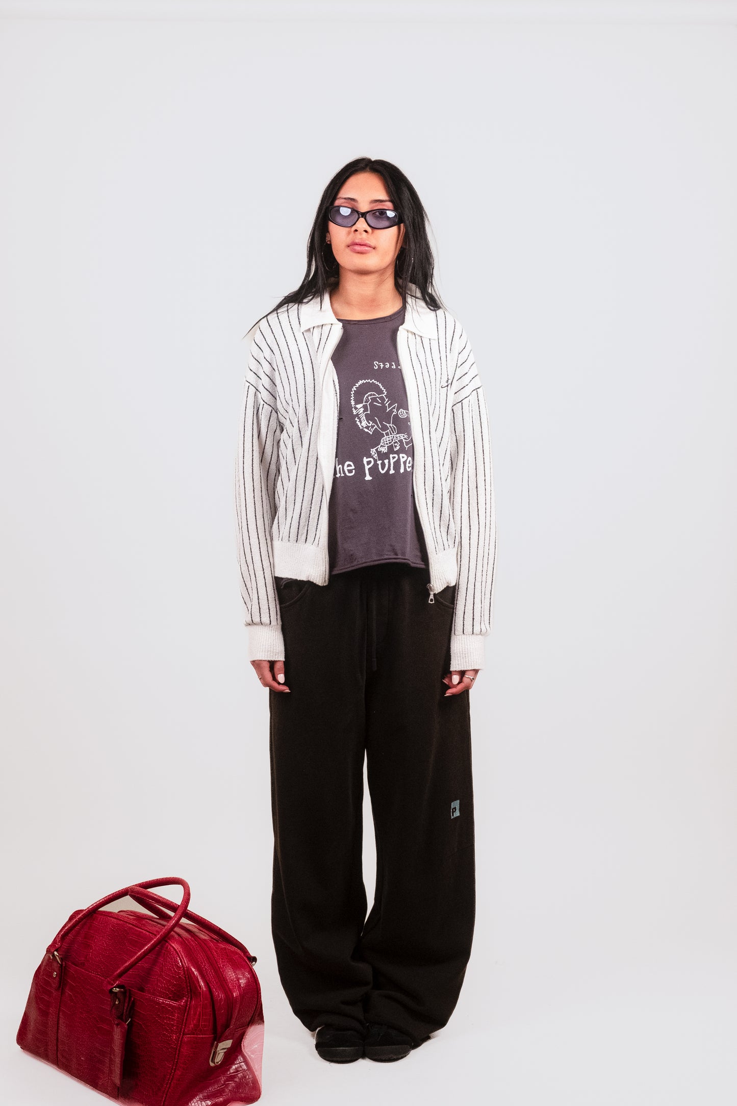 Posh Full Zip in China White - Puppet Theater