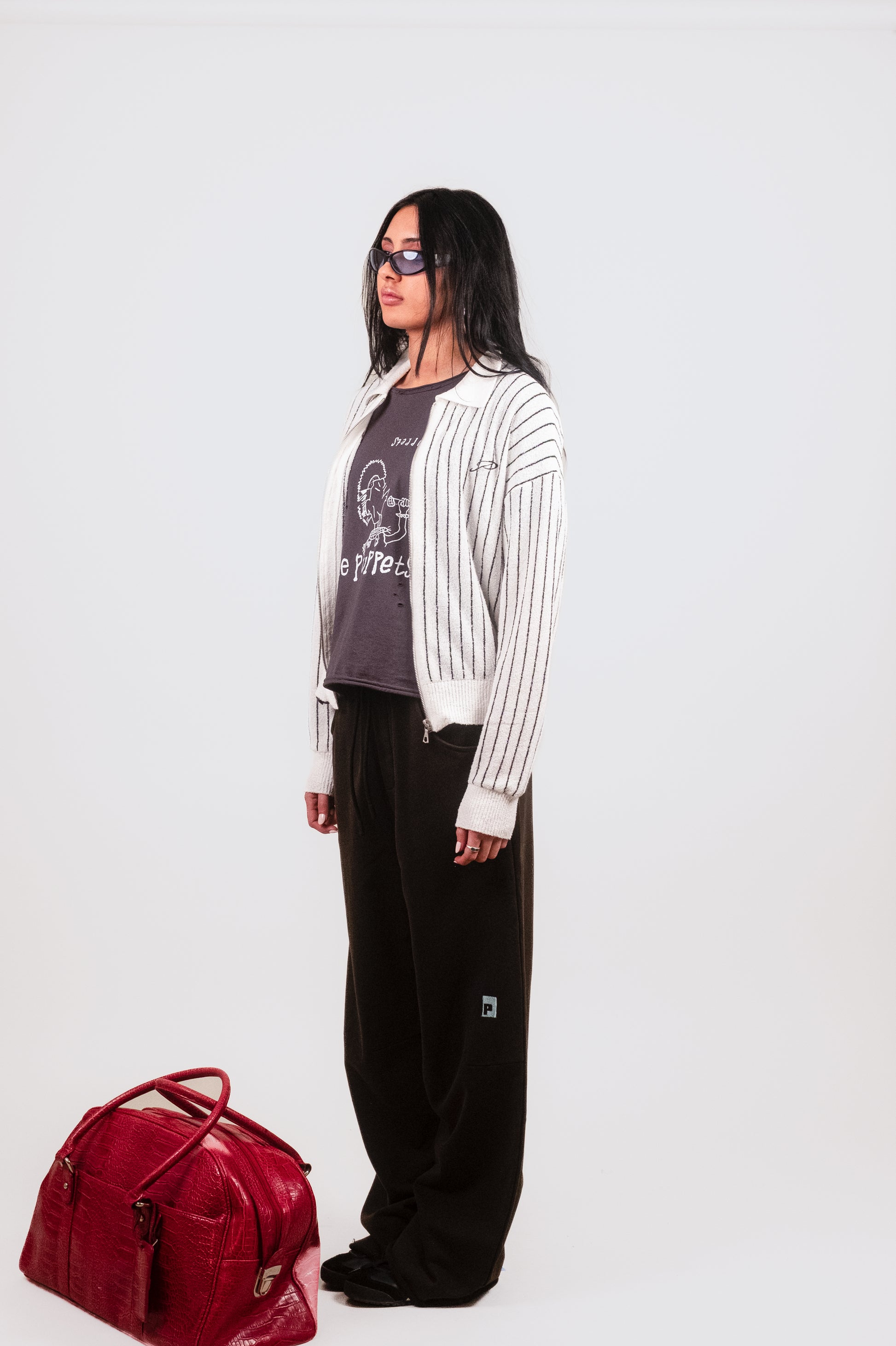 Posh Full Zip in China White - Puppet Theater