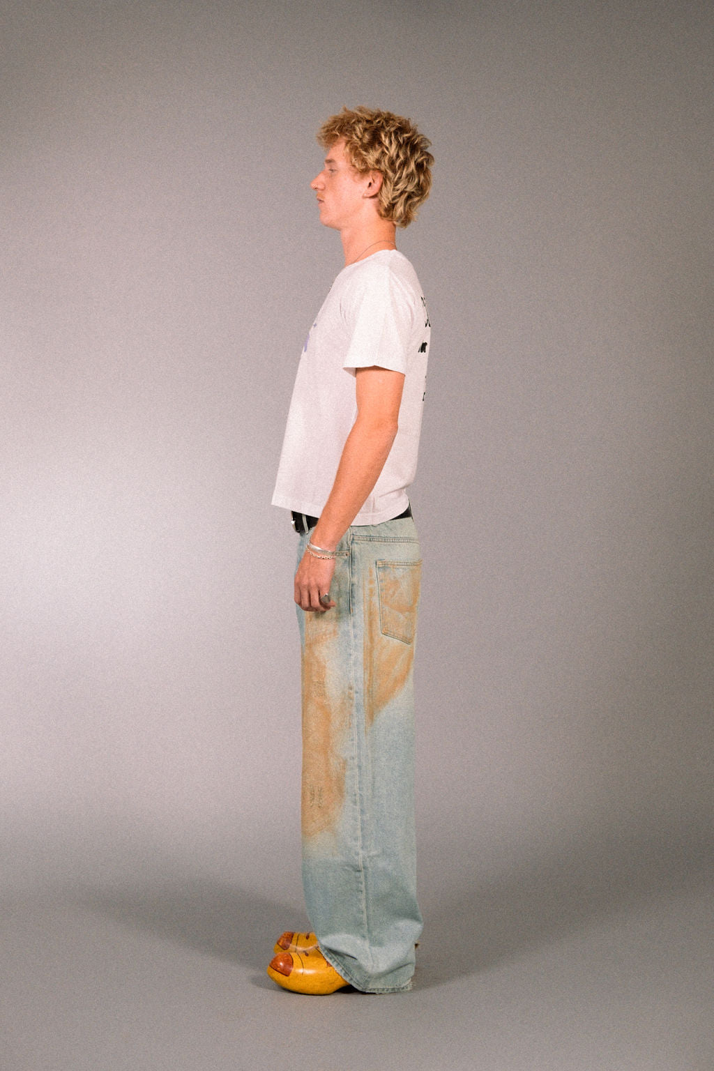Columbine Tee in Piano White - Puppet Theater