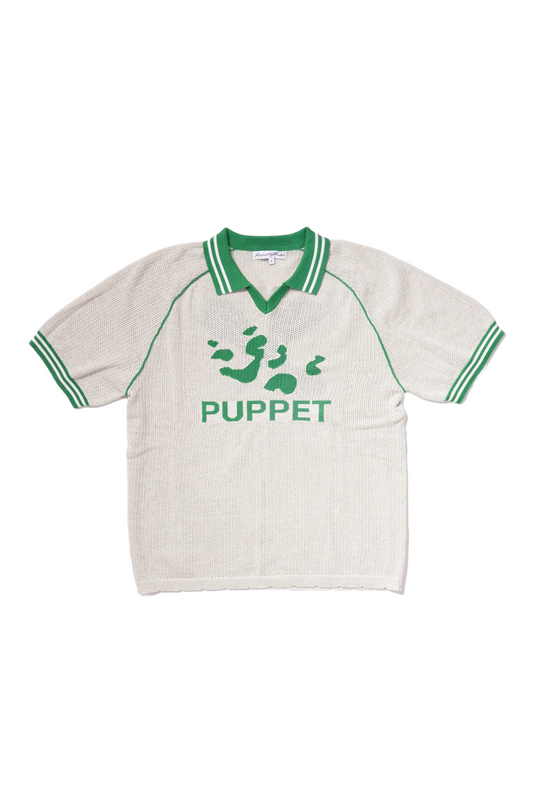 Trickster Jersey in flax/alfalfa - Puppet Theater